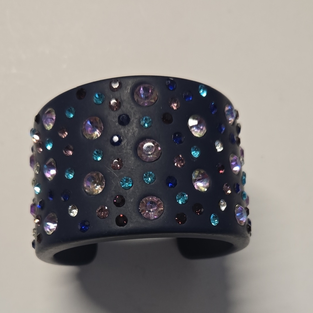 Sassy Jones Queen Sparkler Cuff (Navy)